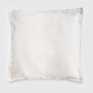 NWOT QUINCE European Linen Euro Sham White 3521